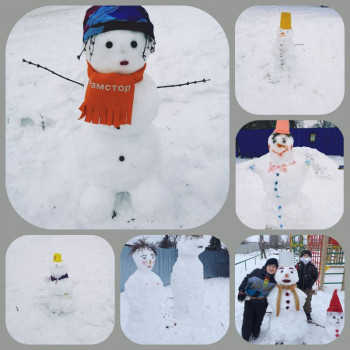 Конкурс семейного творчества “Парад снеговиков”